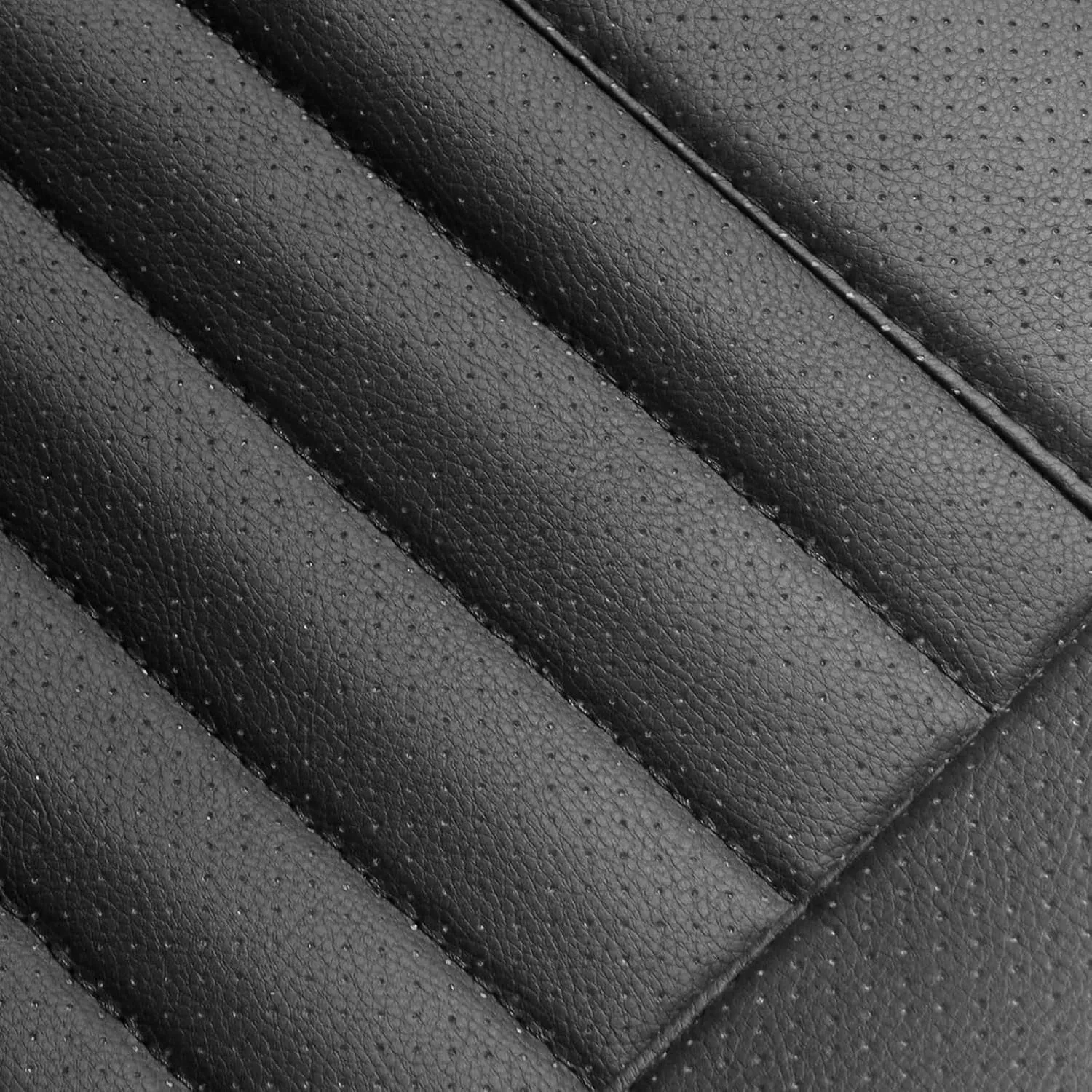 1 Pack Car Seat Cover PU Leather Front Seat Covers Auto Bottom Seat Cushion Cover with Storage Pocket Bamboo Charcoal Pad for Cars Vehicles,Automotive,SUV