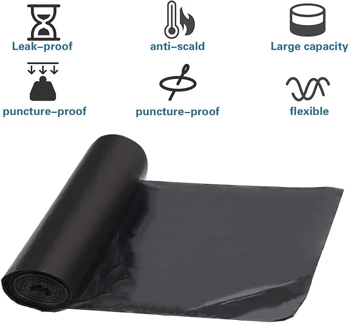 100 Portable Toilet Bags, Camping Toilet Bags, 8 Gallon Thick Compostable Toilet Bags, For Bucket Toilet Biodegradable Toilet Bags, Biodegradable Waste Bags for Outdoor Boating Trips Camping