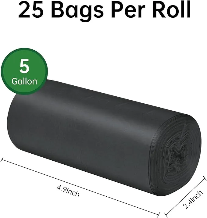 25/50 / 75 Pcs Portable Camping Toilet Bags,5 Gallon Compostable Toilet Replacement Bags for Camping Toilet, Portable Potty Bags for Outdoor Camping