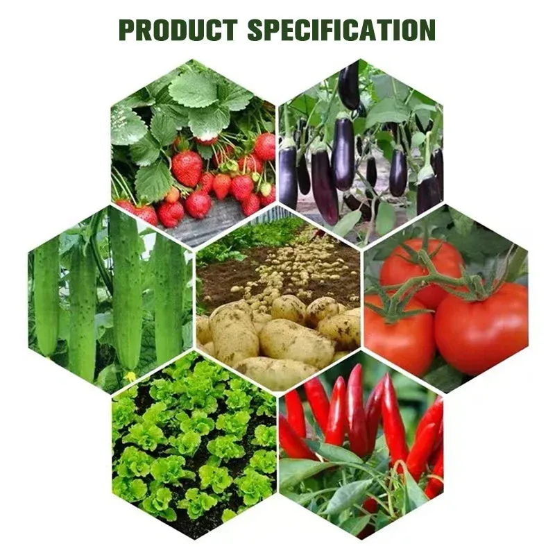 5pcs 3/4/5/7 Gallon Grow Bags Fabric Felt Planter Flower Planting Pots Garden Vegetable Tomato Potato Plant Pot Container Pouch