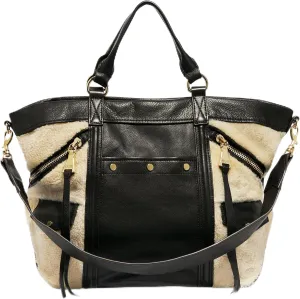 Aimee Kestenberg Fair Game Novelty Convertible Tote Bag for Women - Shoulder Tote Purse with Zipper, Pockets, Removable Strap