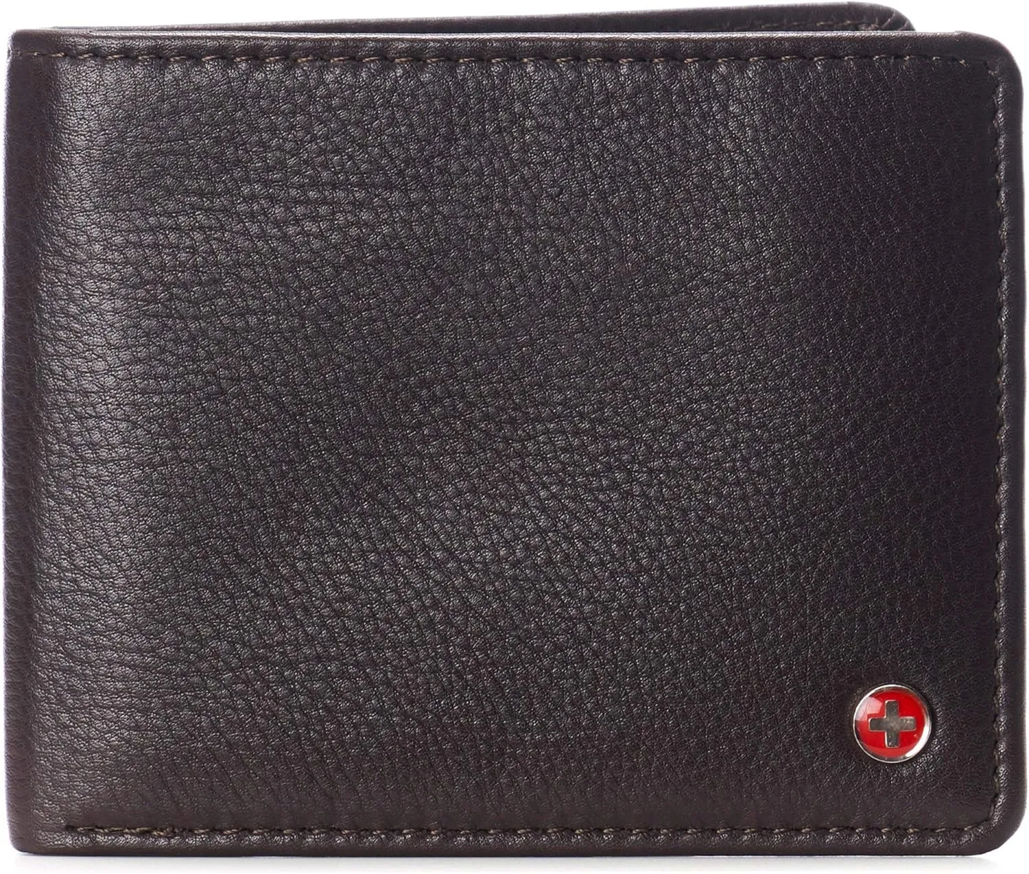 Alpine Swiss RFID Connor Passcase Bifold Wallet For Men Leather Comes in a Gift Box