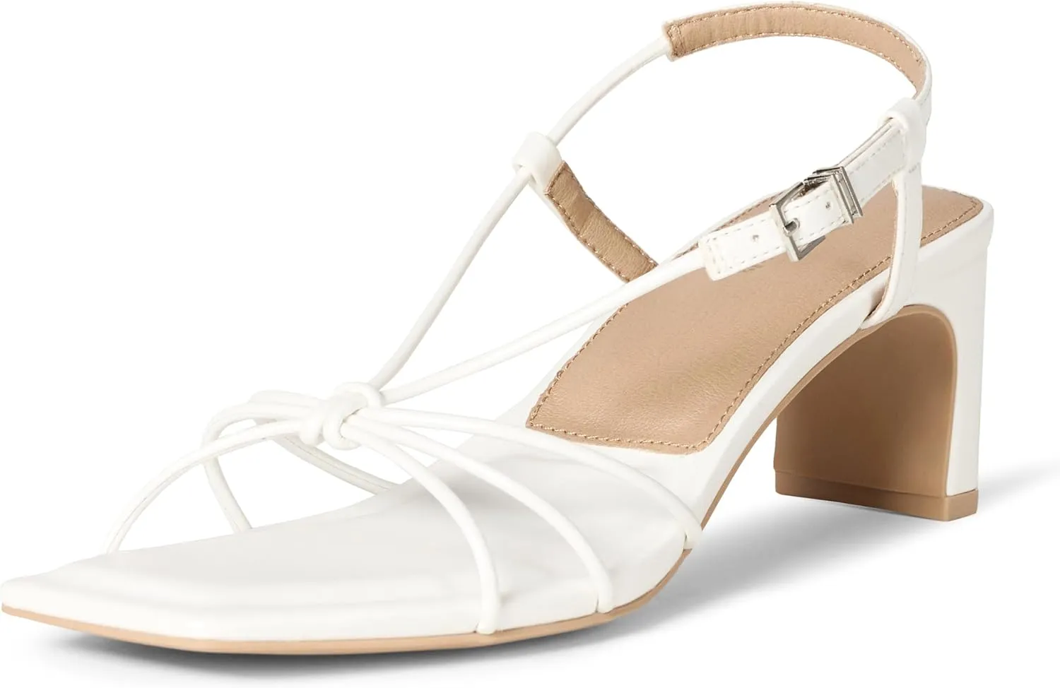 Amazon Essentials Women's Strappy Block Heel Sandals