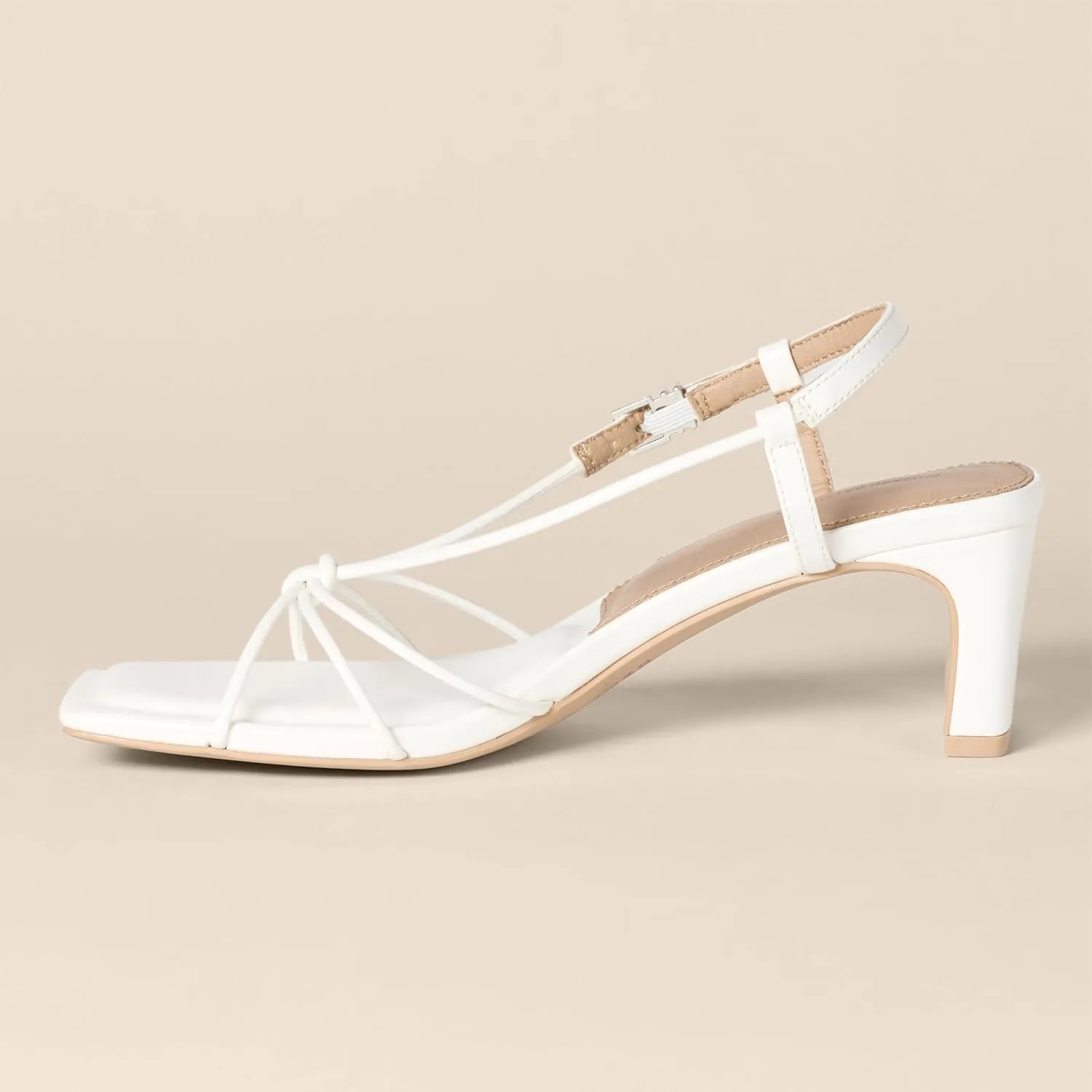 Amazon Essentials Women's Strappy Block Heel Sandals