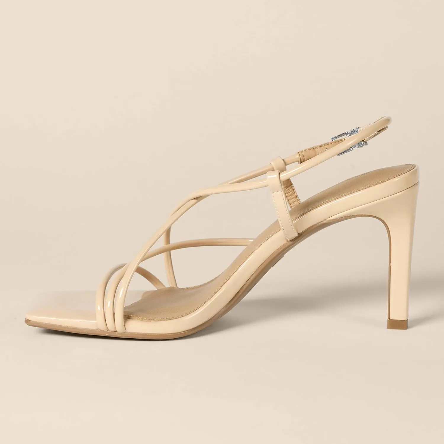Amazon Essentials Women's Strappy Stiletto Heel Sandals