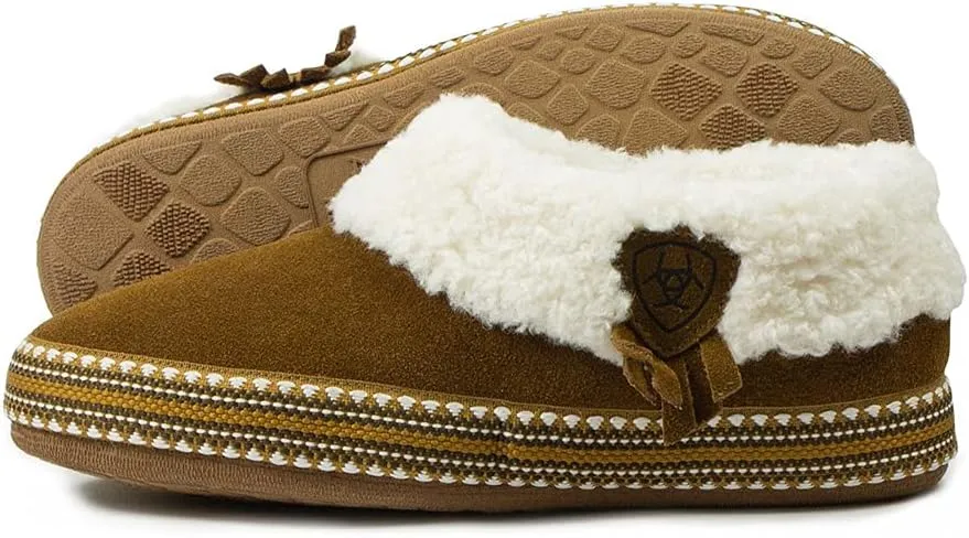 ARIAT Women's Warm Indoor & Outdoor Rubber Outsole Slip-on Melody Slippers