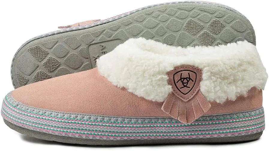 ARIAT Women's Warm Indoor & Outdoor Rubber Outsole Slip-on Melody Slippers