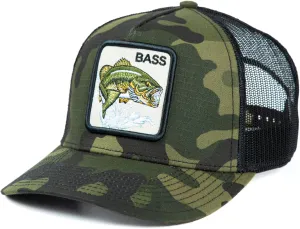 Ashen Fane Faux Suede Polyester Blend Animal Patch 5 Panel Classic Adjustable Mesh Back Trucker Hat
