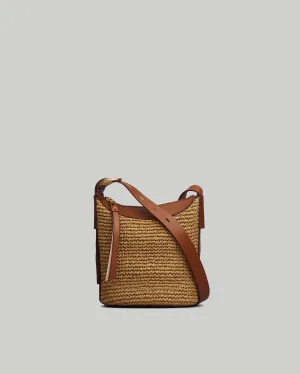 Belize Mini Bucket Straw Bag