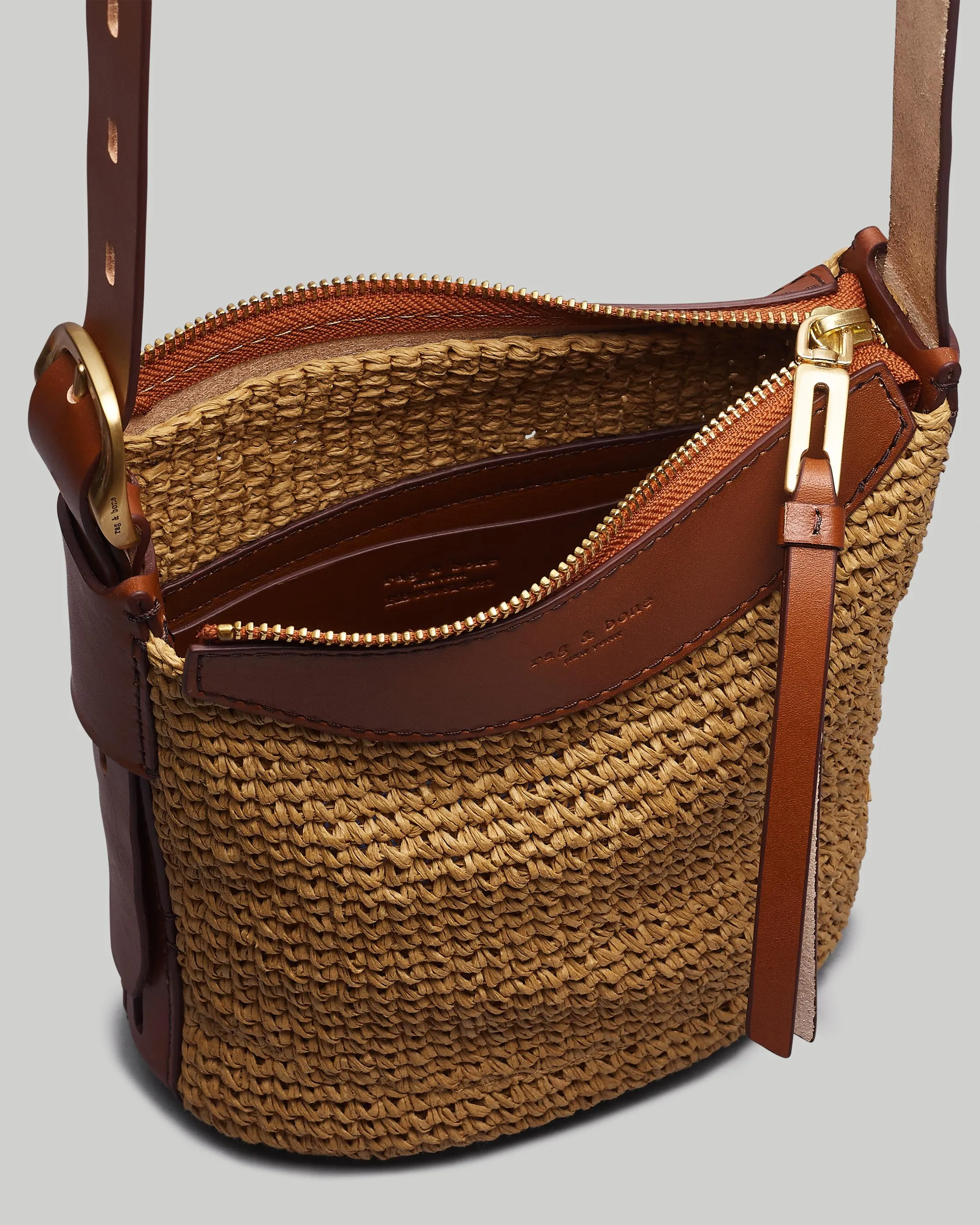 Belize Mini Bucket Straw Bag
