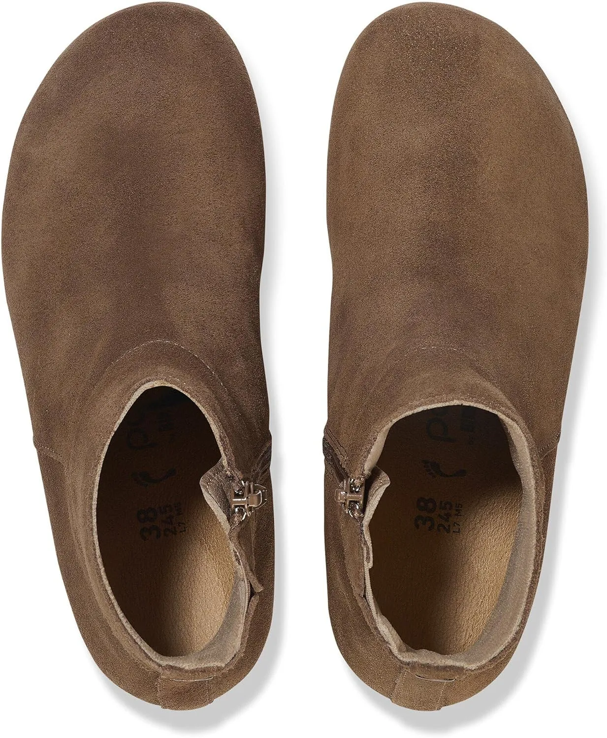Birkenstock London Shearling Suede Leather Shoes