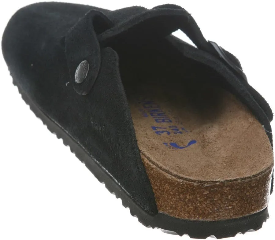 Birkenstock London Shearling Suede Leather Shoes