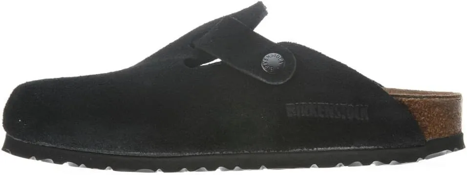 Birkenstock London Shearling Suede Leather Shoes
