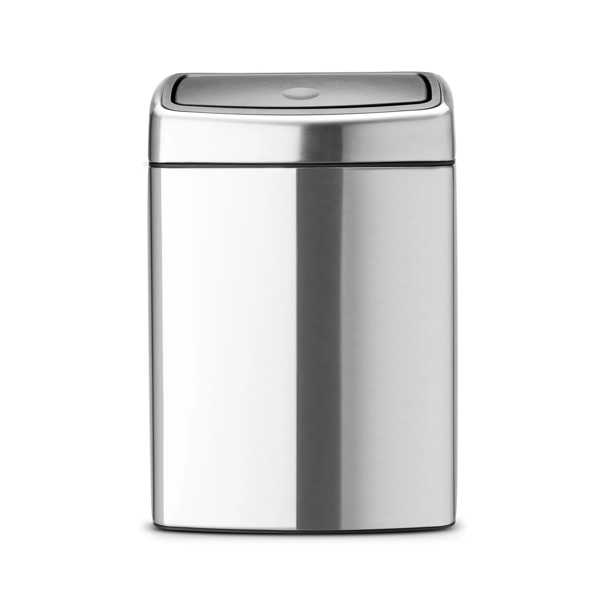 Brabantia Touch Bin, 10 Liters, Rectangular - Matt Steel