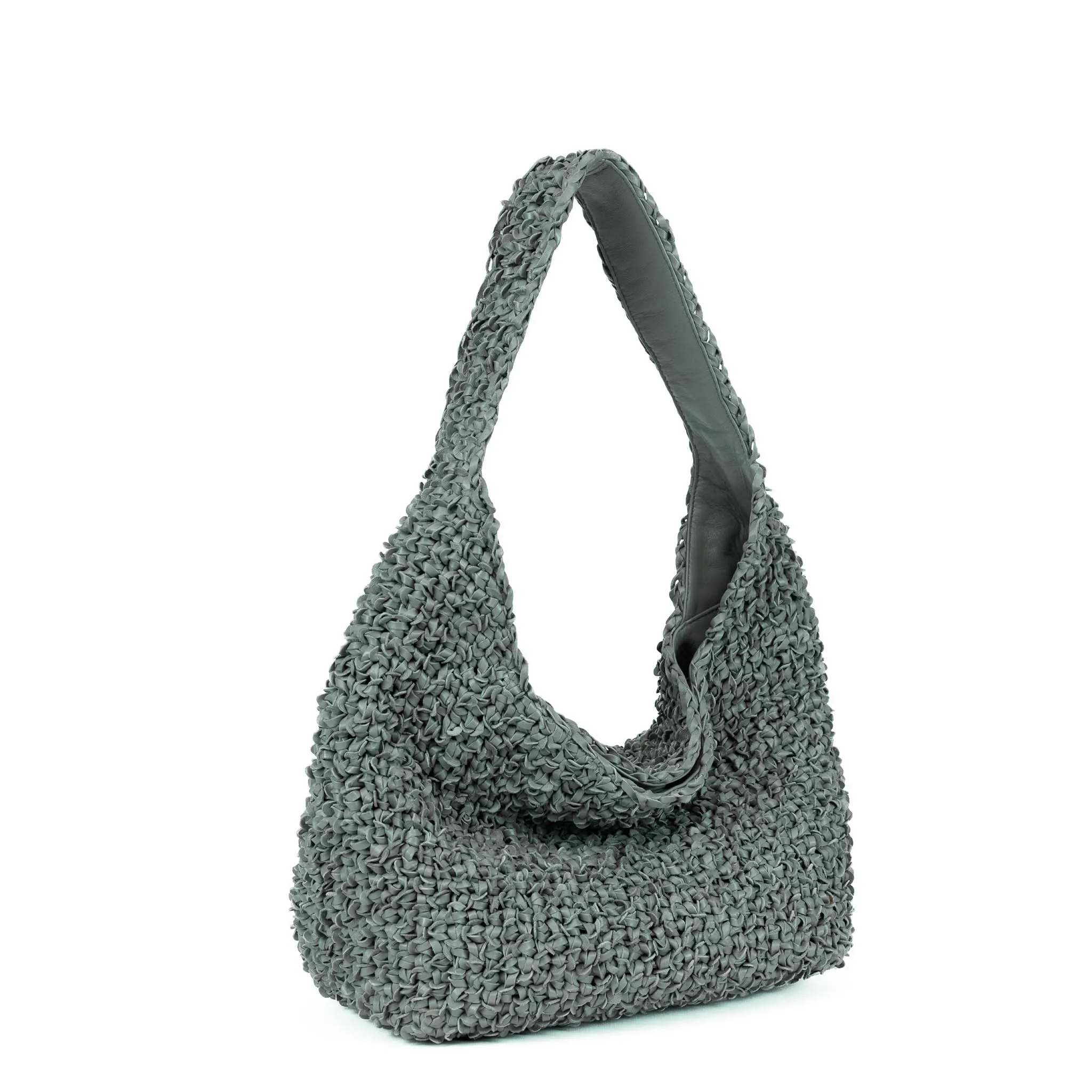 CA 1577 - HOBO BAG - BLUE GREY