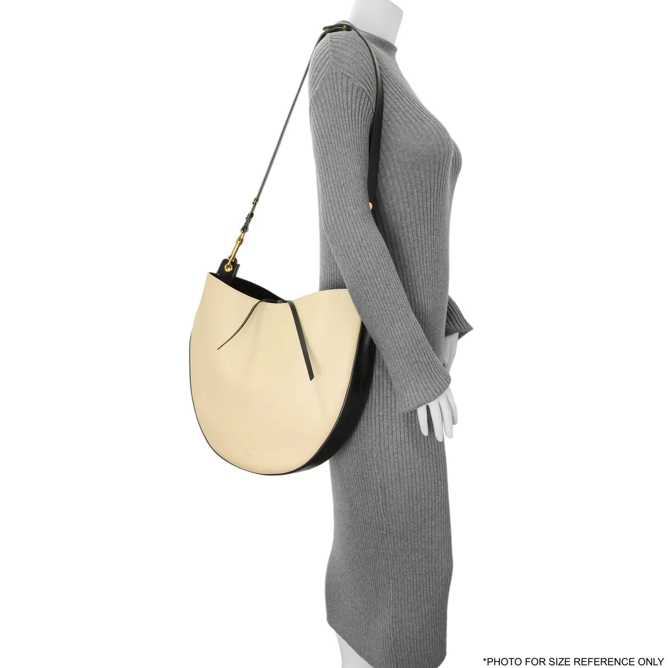 Celine Beige Smooth Calfskin Medium Hobo