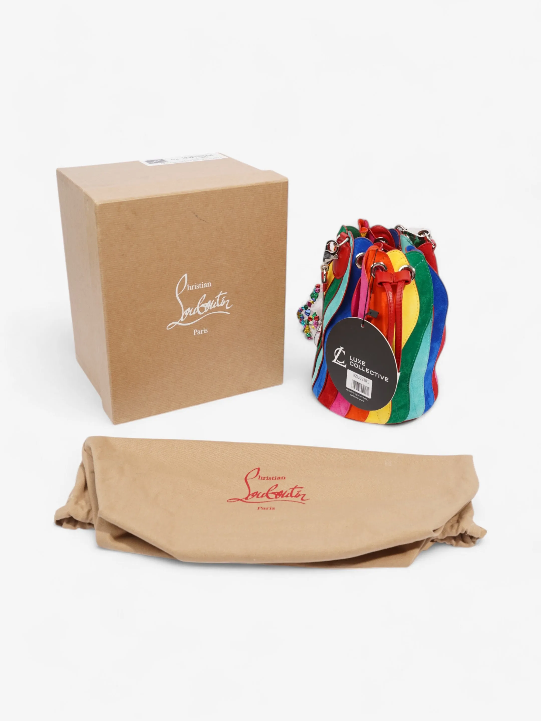 Christian Louboutin Marie Jane Multicoloured Suede