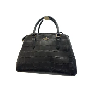 COACH Mercer 31 Satchel Grain Leather Shoulder Bag Handbag 37575 BLACK