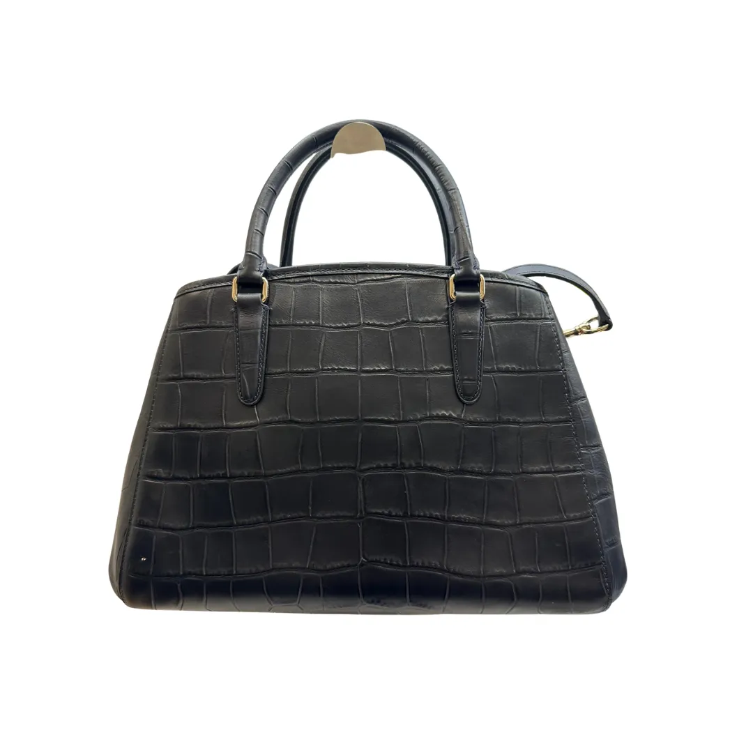 COACH Mercer 31 Satchel Grain Leather Shoulder Bag Handbag 37575 BLACK