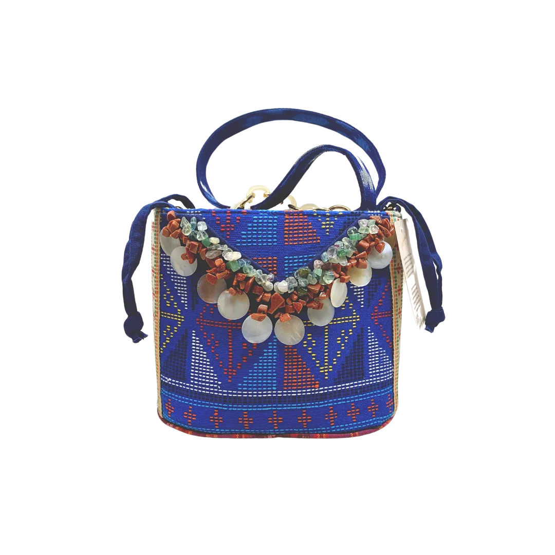 Crystal Seas Yakan Bucket Bag