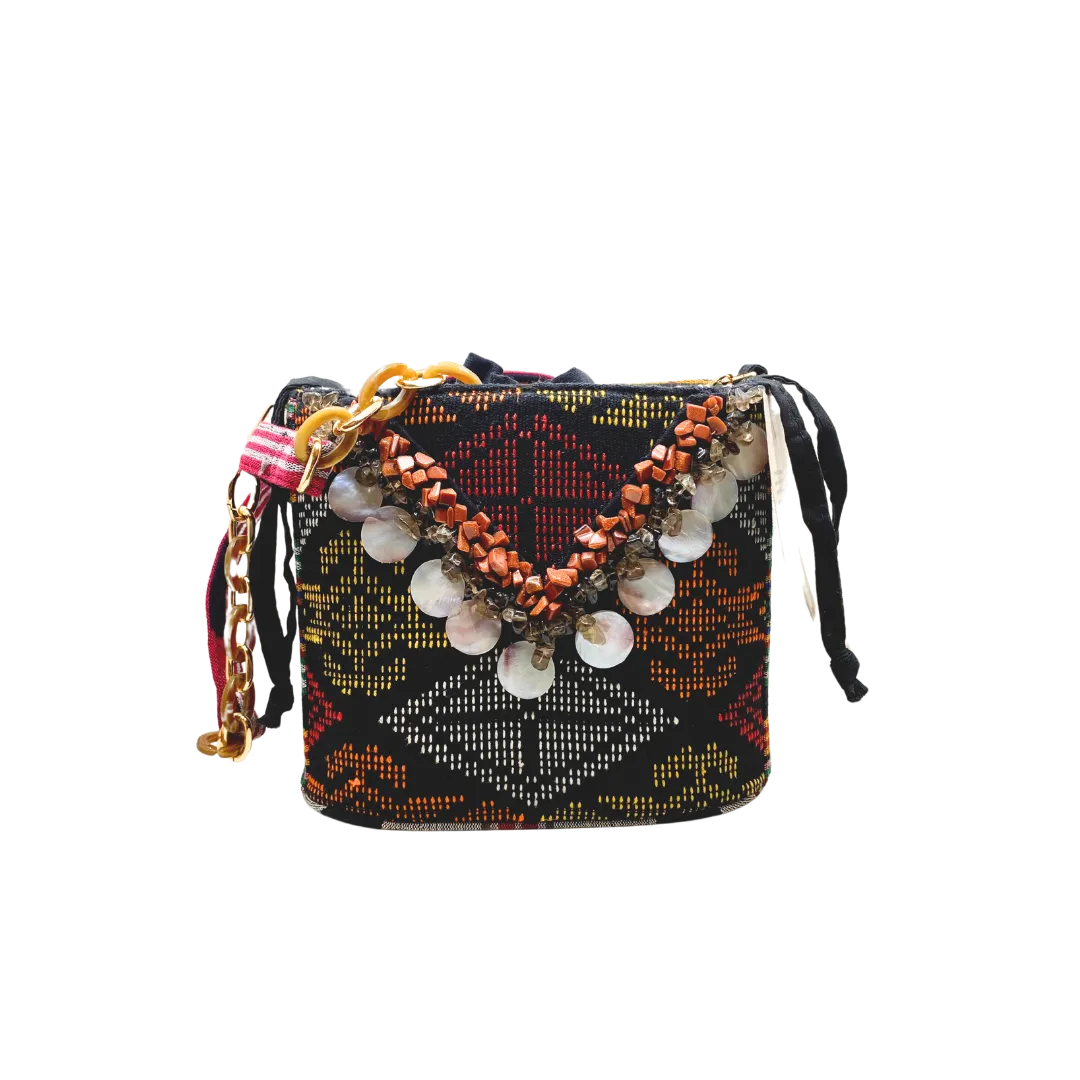 Crystal Seas Yakan Bucket Bag