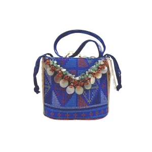 Crystal Seas Yakan Bucket Bag