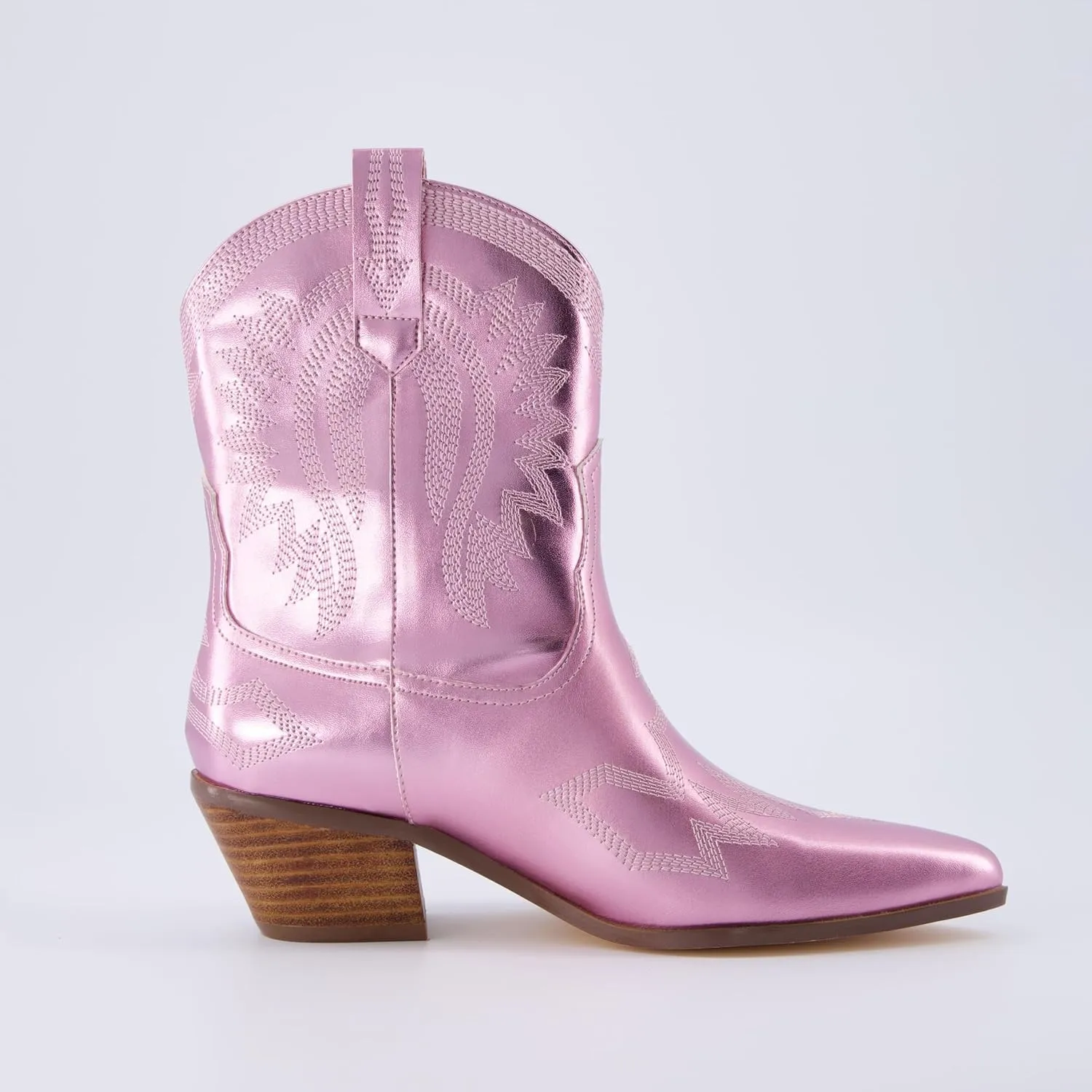 CUSHIONAIRE Women's Leon Western boot  Memory Foam, Wide Widths Available