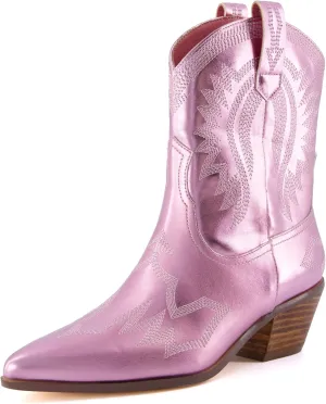 CUSHIONAIRE Women's Leon Western boot  Memory Foam, Wide Widths Available