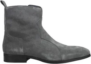 Dingo Mens Brooks Embroidered Round Toe Pull On Casual Boots Ankle - Black