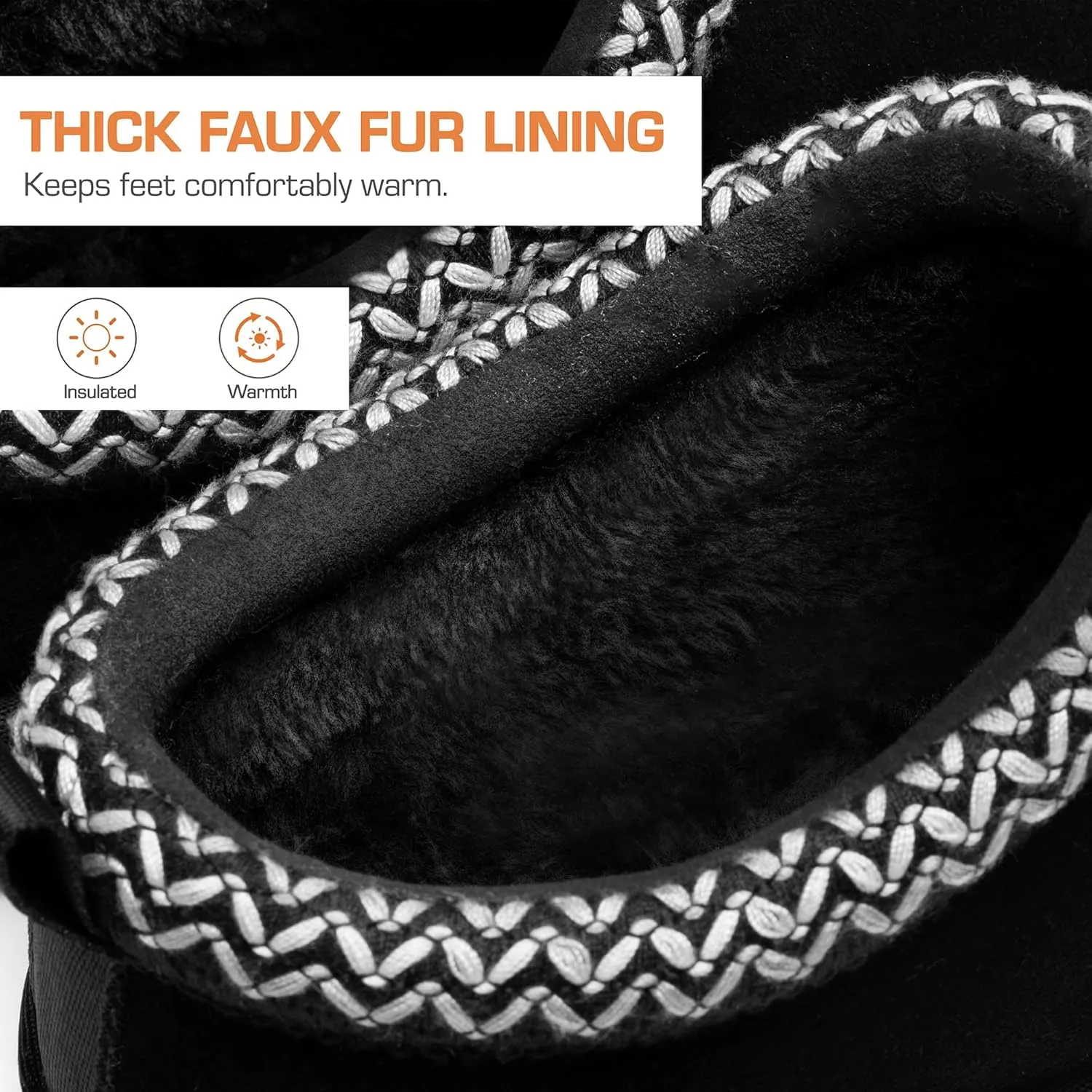 DREAM PAIRS Women's Fuzzy Cozy Slippers Genuine Suede Indoor Outdoor Fluffy Home Comfy Winter Slip On Cute Warm Memory Foam Furry Shoes FuzzyEasy