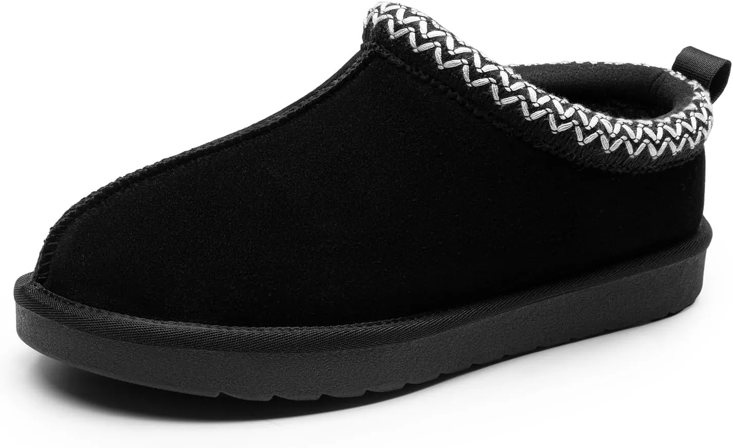 DREAM PAIRS Women's Fuzzy Cozy Slippers Genuine Suede Indoor Outdoor Fluffy Home Comfy Winter Slip On Cute Warm Memory Foam Furry Shoes FuzzyEasy