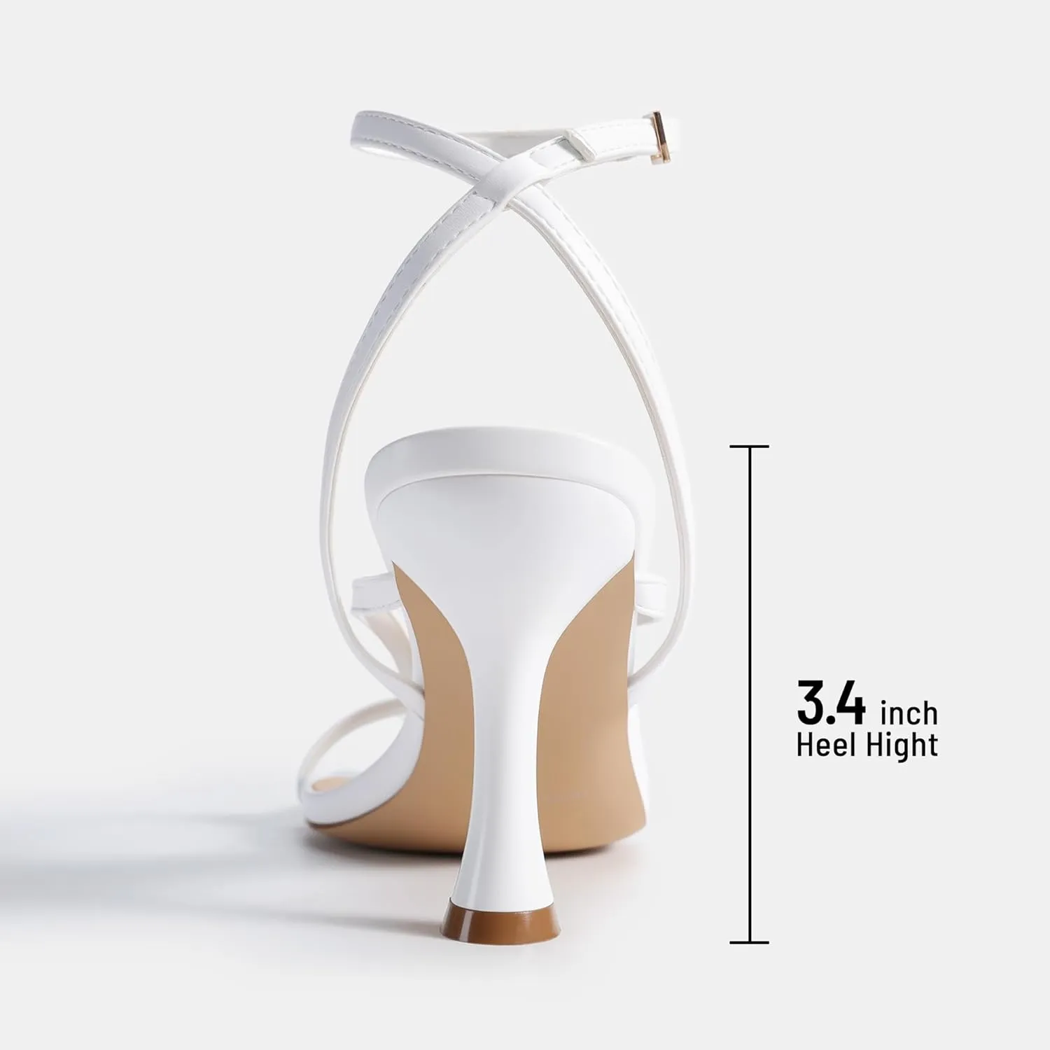 DREAM PAIRS Women's Low Kitten Heels Strappy Design with Lace Up Open Square Toe Thong Ankle Strap Shoes Fashionable Sexy Sylvestra Heeled Sandals for Dressy Occasions