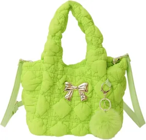 Epsion Crossbody Bag Handbag for Women Nylon Slouchy Bag Shoulder Vegan Leather Trendy Purse Removable Strap Work Dating