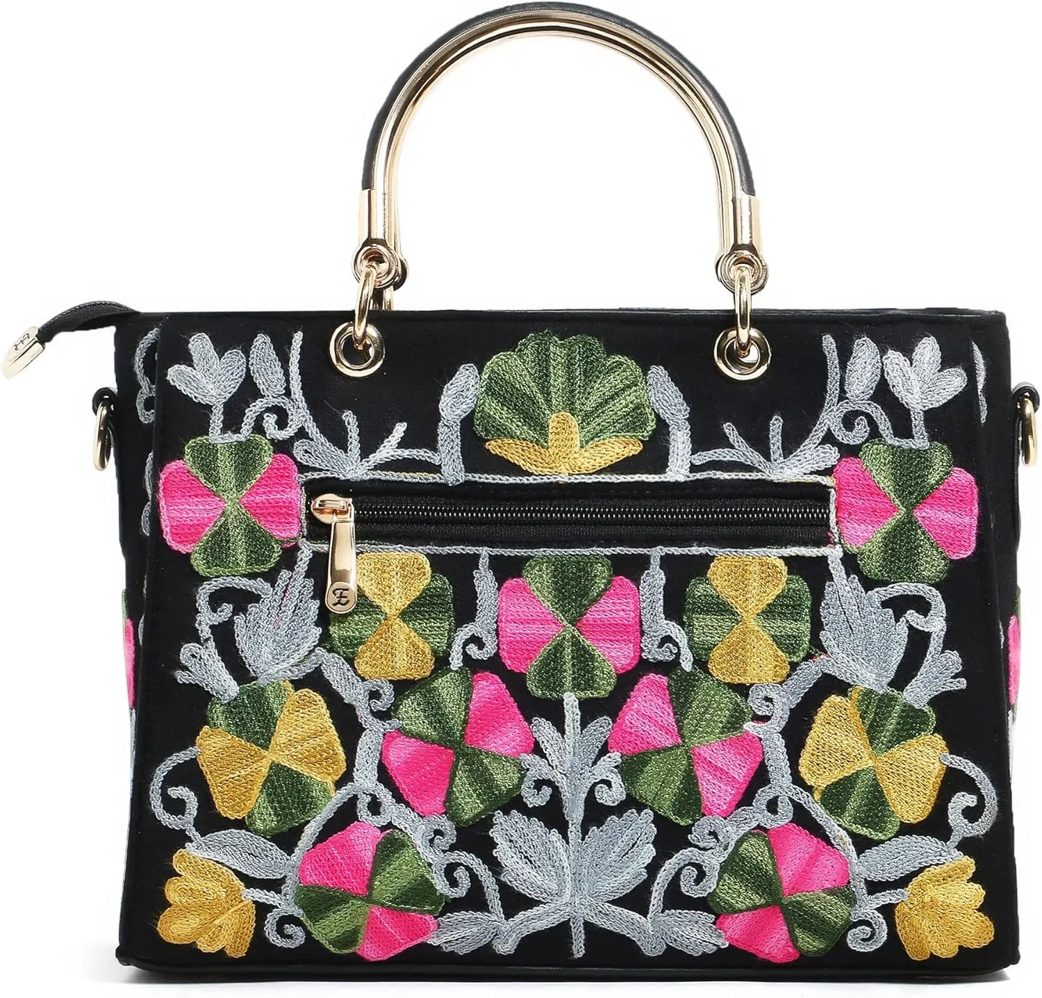 EXOTIC® Party Wedding collection embroidered velvet fabric hand bag for women