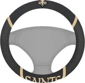 FANMATS NFL Unisex-Adult Embroidered Steering Wheel Cover