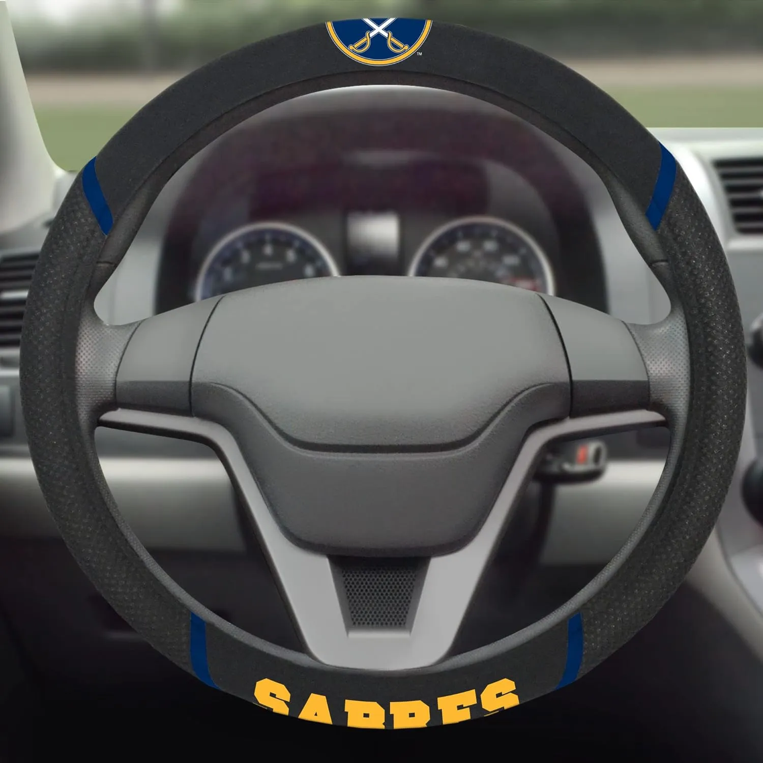 FANMATS NHL Unisex-Adult Steering Wheel Cover