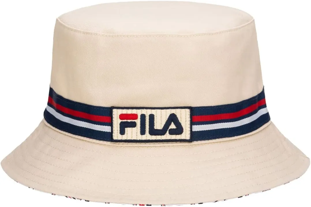Fila unisex-adult mens Fila Unisex Cotton Twill Reversible Bucket Hat
