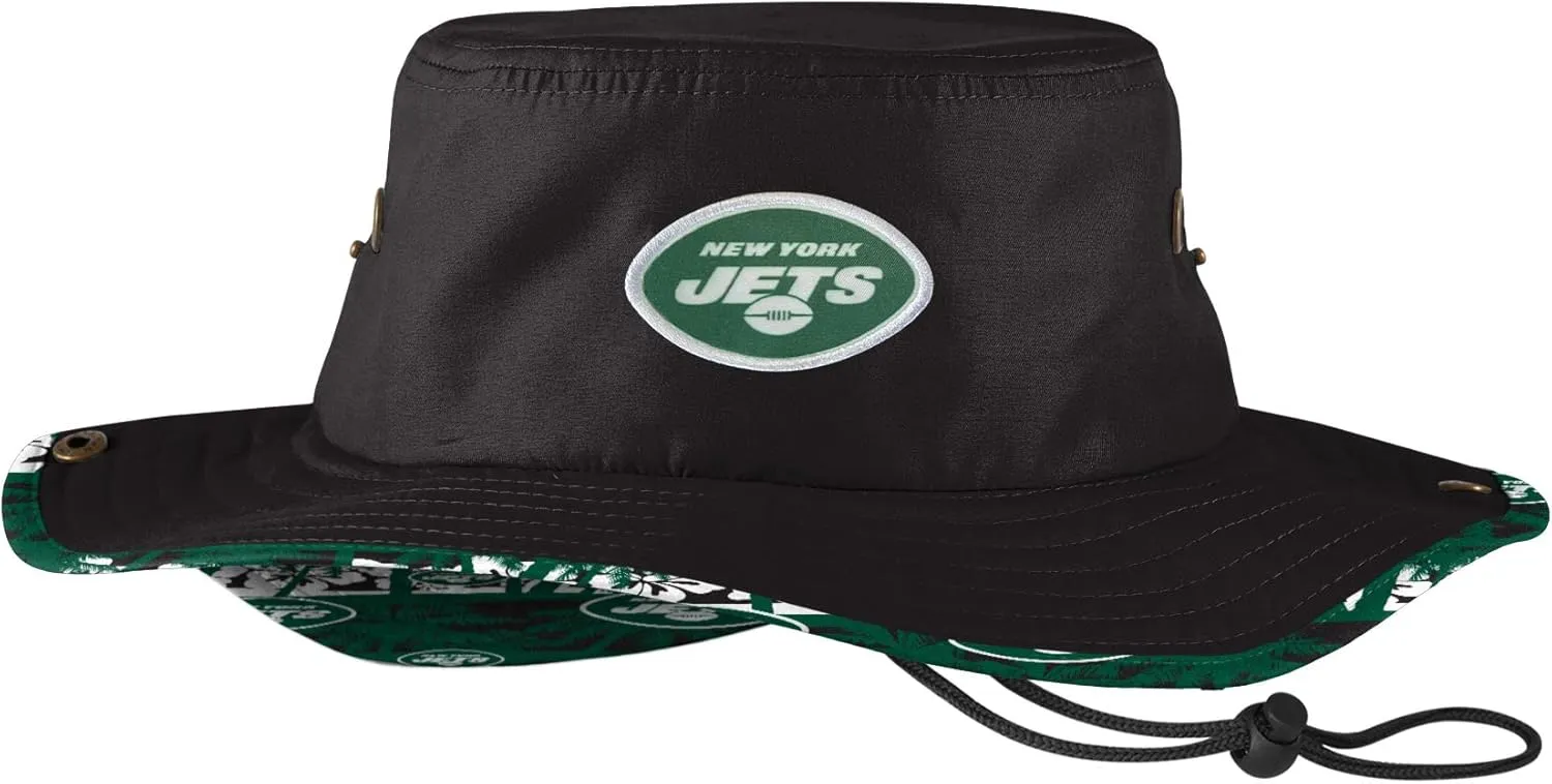 FOCO Men's NFL Team Logo Sport Outdoor Sun Bucket Boonie Hat