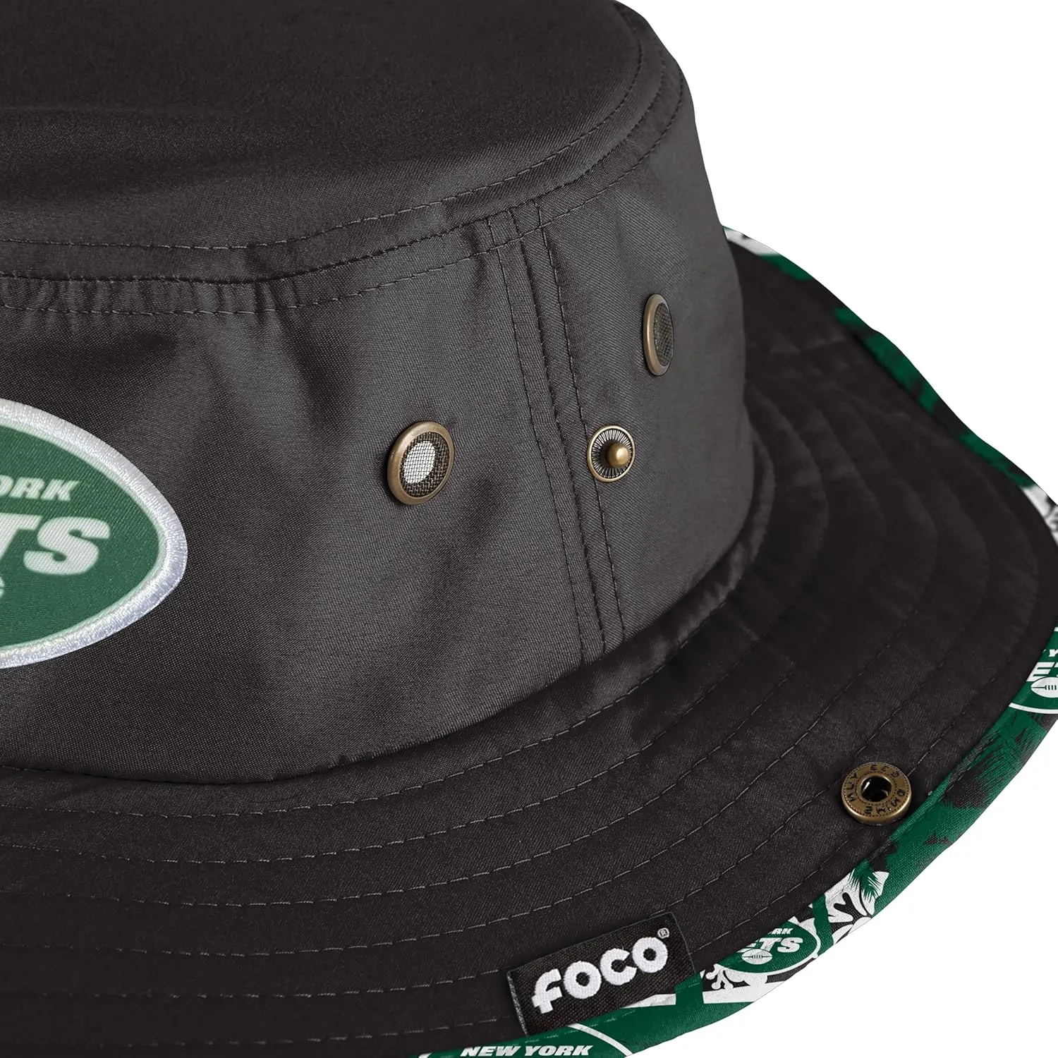 FOCO Men's NFL Team Logo Sport Outdoor Sun Bucket Boonie Hat