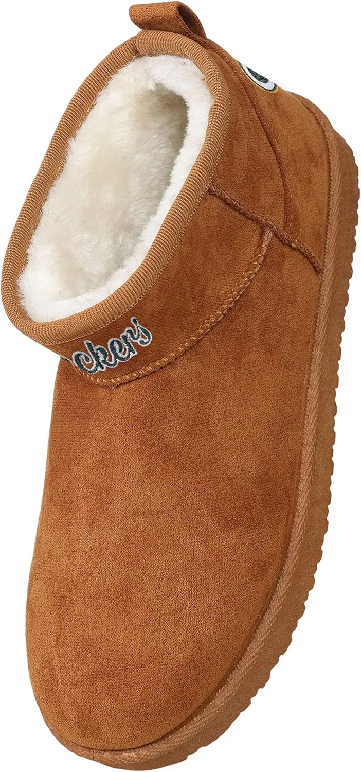 foco Womens NFL Team Logo Fuzzy Fan Boots
