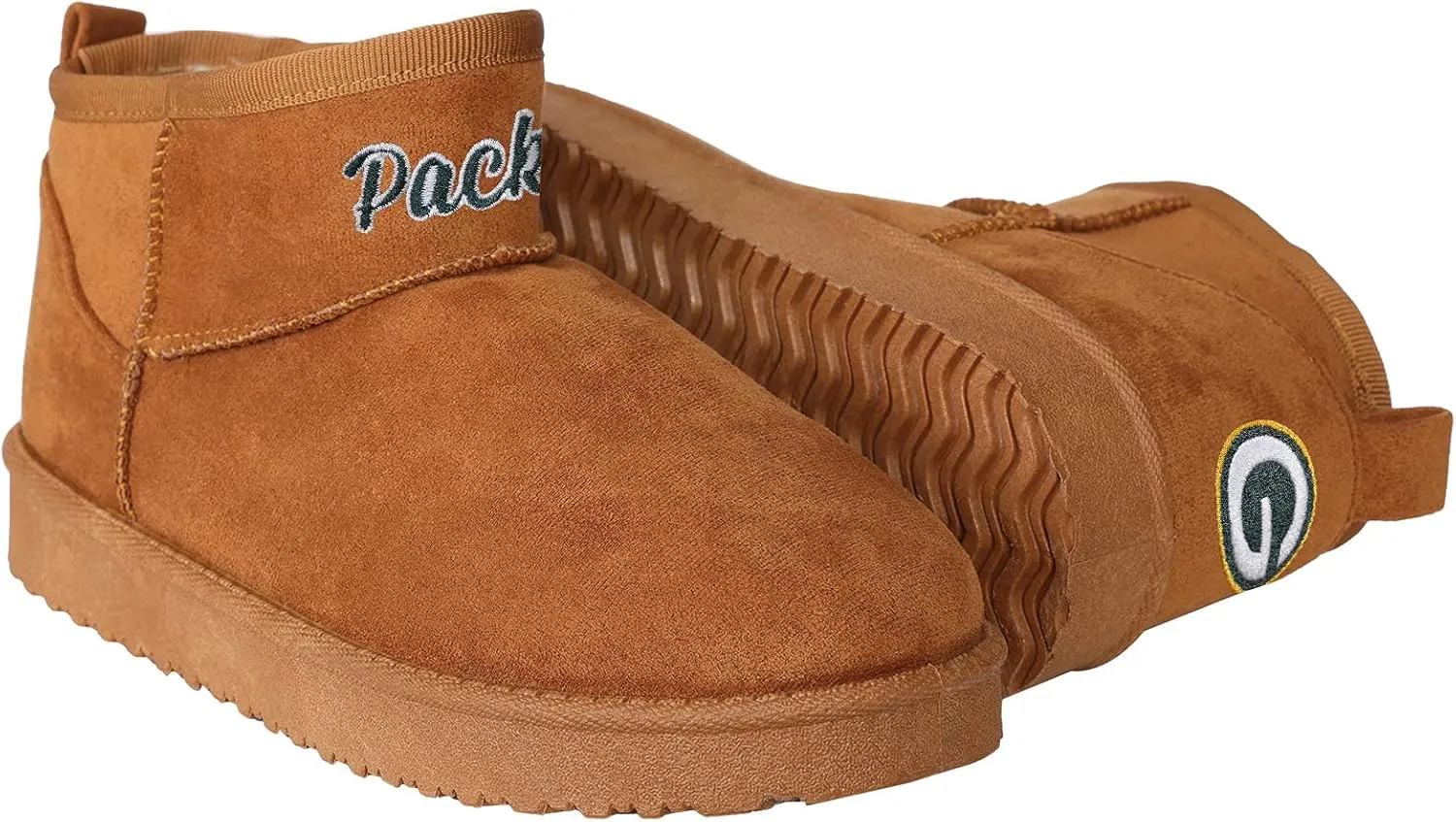 foco Womens NFL Team Logo Fuzzy Fan Boots