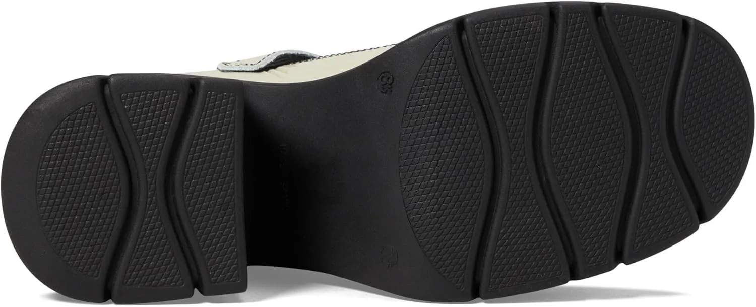Free People Mayla Platform Mary Jane Heels for Women - Leather Upper - Synthetic Outsole - Block Heels