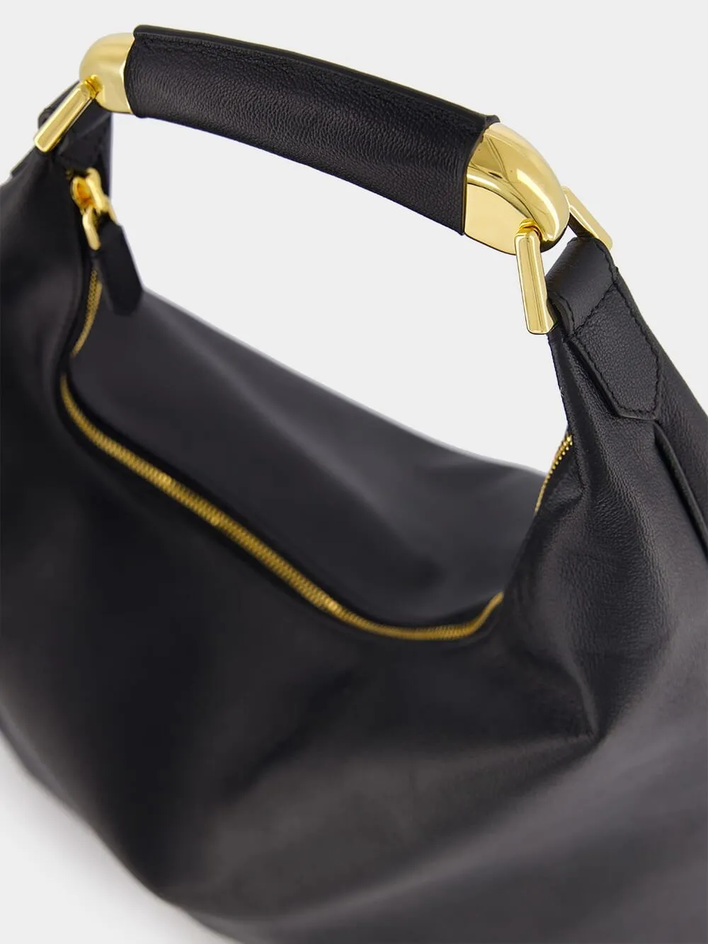 Grain Leather Bianca Large Hobo