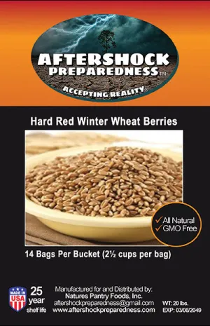 Hard Winter Wheat Berries Bucket - 14 Bag