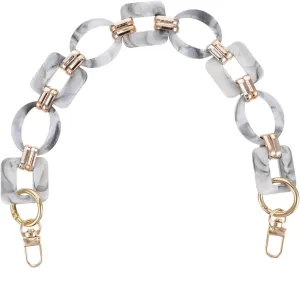 HOMSFOU Retro Chain Decorative Strap for Handbags Detachable Purse Accessory Unique Bag Decoration Creative Chain for Bag Present for Friends and Family