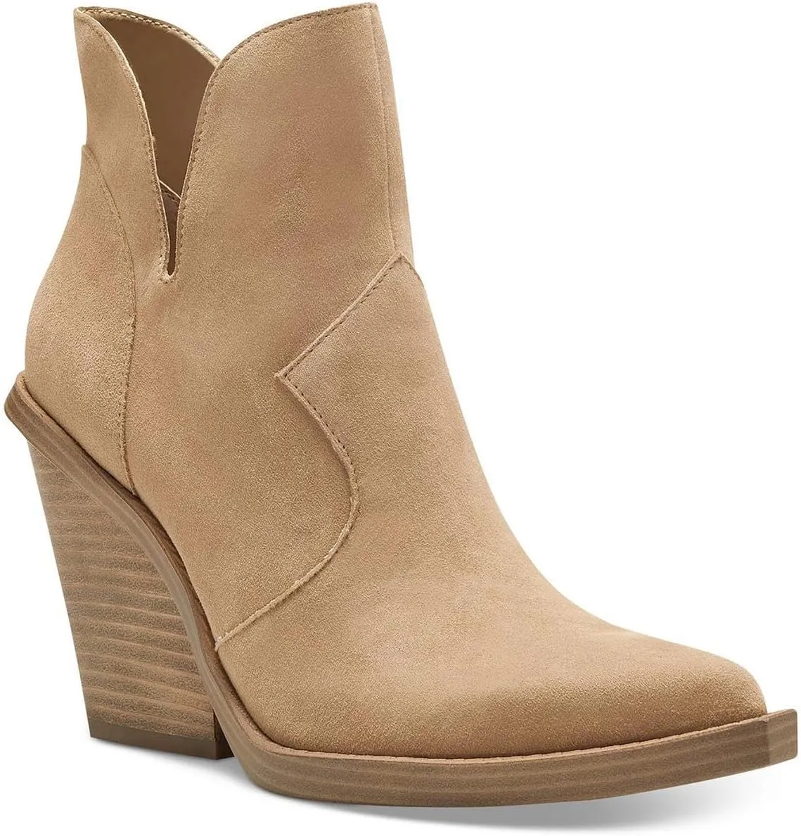 Jessica Simpson Womens Leeshi Cut-Out Pointed Toe Ankle Boots