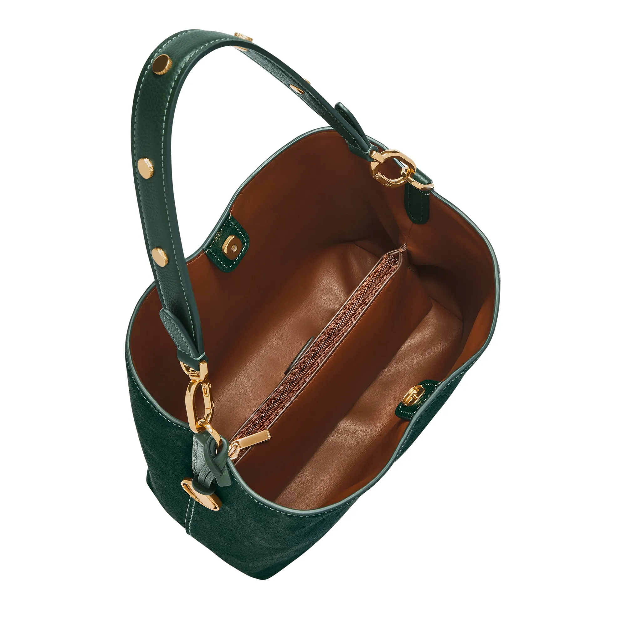 Jessie Suede Bucket Shoulder Bag