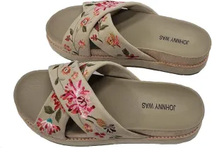 Johnny Was Viviana X Band Suede Sandal