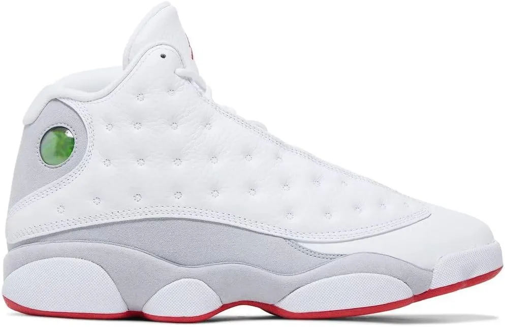 Jordan Men's 13 Retro Wolf Grey White/True Red-Wolf Grey (414571 160) - 11.5