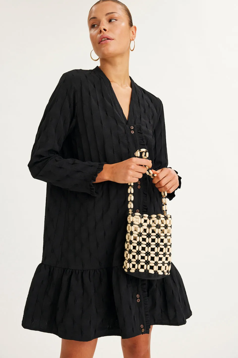 Joy Bucket Bag Ecru